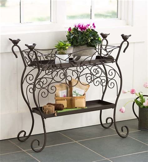 Most Stunning Iron Wrought Plant Stand Ideas That You Will Love It - Genmice