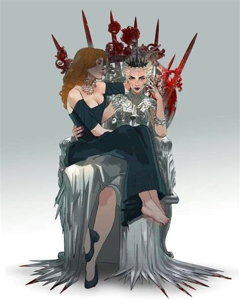 Elaine and Evangeline in Red Queen | Rainha vermelha, Ilustrações, Fantasias literárias