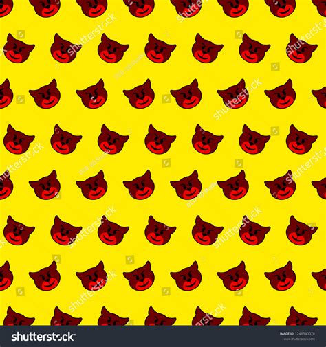 Bear Emoji Pattern 79 Stock Illustration 1246540078 | Shutterstock