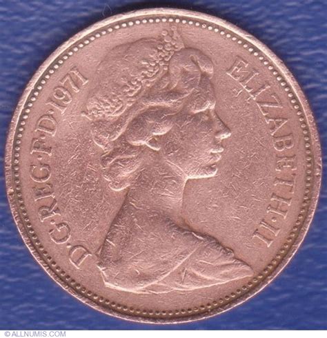 2 New Pence 1971, Elizabeth II (1952-present) - Great Britain - Coin - 1656