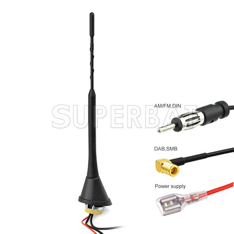 Superbat FM DAB car radios aerial Universal Roof DAB Antenna for FM ...