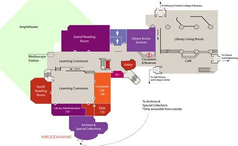 Library Floor Maps - UMass Dartmouth | Claire T. Carney Library