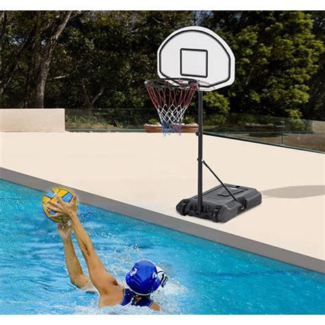 Ktaxon Pool Basketball Hoop, Portable Kids Youth Basketball Goal Stand, with Wheels, Backboard ...