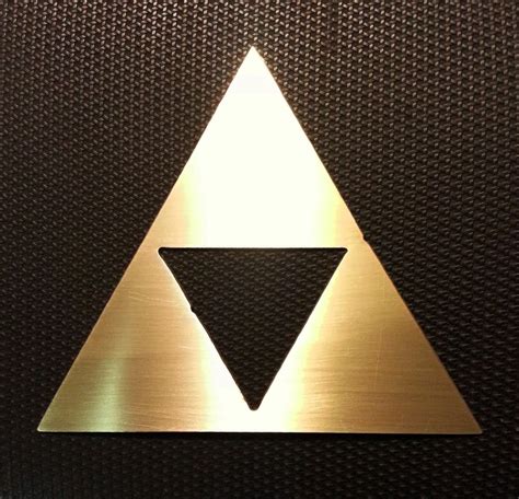 Zelda Triforce Symbol 6inch wide solid brass by korykiewitz on DeviantArt