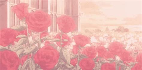 Anime Flowers Roses GIF - Anime Flowers Roses Rose - Discover & Share GIFs