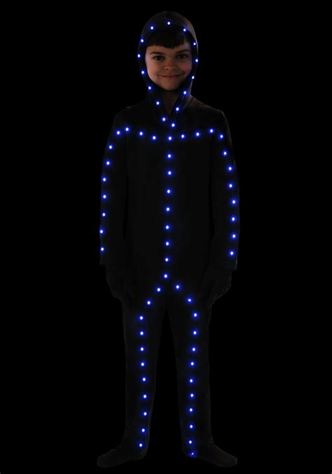 Lighted Child Stick Man Costume