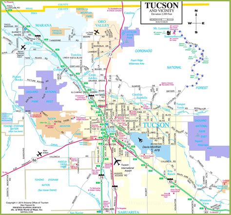 Tucson road map