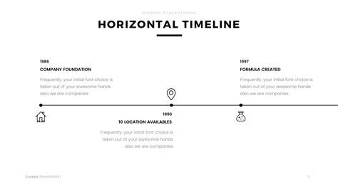 minimalist timeline design - Google zoeken | Timeline design, Keynote template, Business flyer ...
