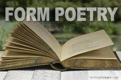 What is Form Poetry? | Writing Forward