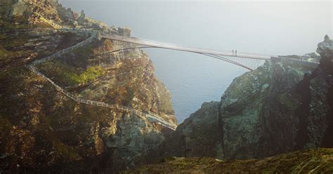 Tintagel Castle Bridge Design Competition winner announced | Malcolm ...