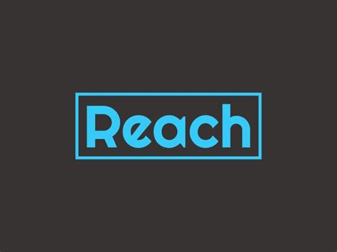 Reach logo design - LogoAI.com