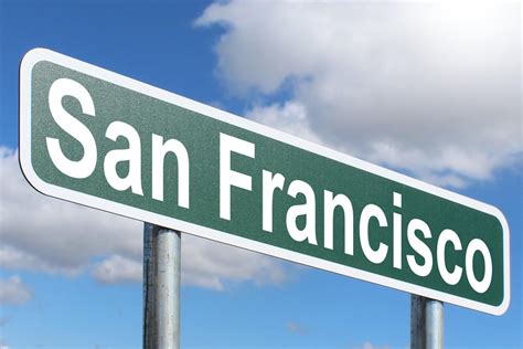 San Francisco - Highway sign image