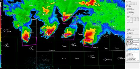 The Original Weather Blog: Five Supercells - Five Tornado Warnings ...