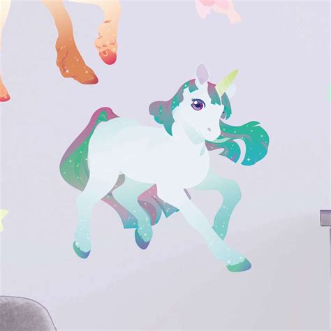 Removable Unicorn Wall Decals | Buy Fabric Wall Stickers