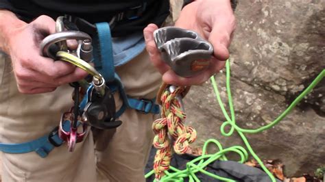 Rock Climbing Basics: How to Tie Yourself In & Belaying Basics - YouTube