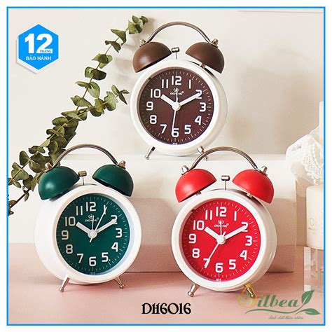 Đồng Hồ Báo Thức Để Bàn Có Chuông Reo Lớn Và Đèn LED - MixASale