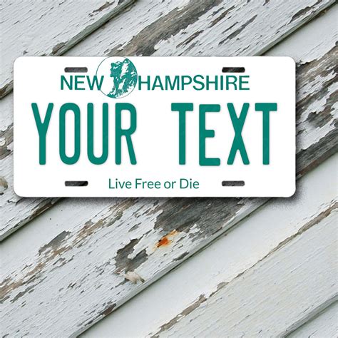 Live Free Or Die License Plate - 1972 New Hampshire License Plates For ...