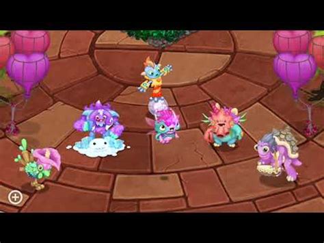 Celestial island but only the elements that appear on Plant island - My Singing Monsters - YouTube