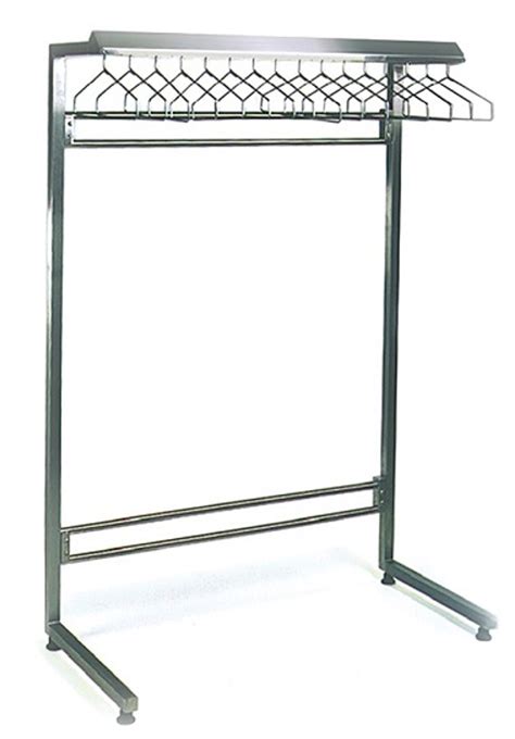 Cleanroom Gowning Racks | Stainless Steel, Cantilevered Rack