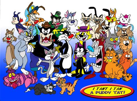 Cartoon cats