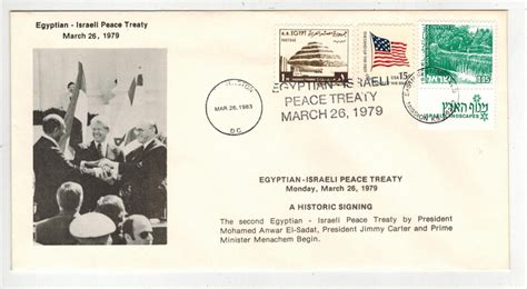 Jimmy Carter President 1979 Egypt - Israel Peace Treaty Signing ...