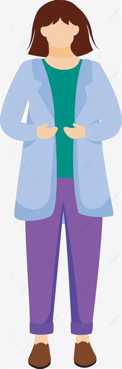 Vector Illustration Of A Laboratory Scientist In A White Coat Vector ...