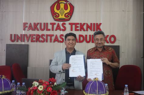 Penandatanganan Kerja Sama Antara FTUI Dengan Universitas Tadulako ...