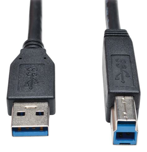 U322-003-BK - Eaton Tripp Lite - USB CABLE, 3.0 TYPE A-TYPE B PLUG, 3FT