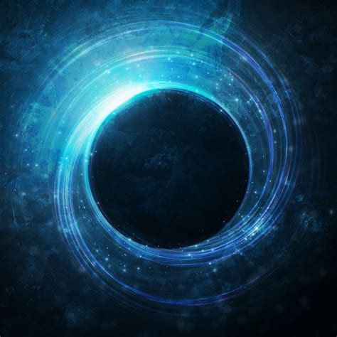 ArtStation - Blue Black Hole