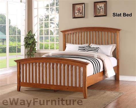 Ashland Shaker Style Slat Bed Bedroom Furniture Set