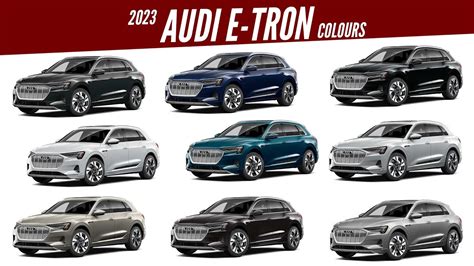 2023 Audi e-tron - All Color Options - Images | AUTOBICS - YouTube