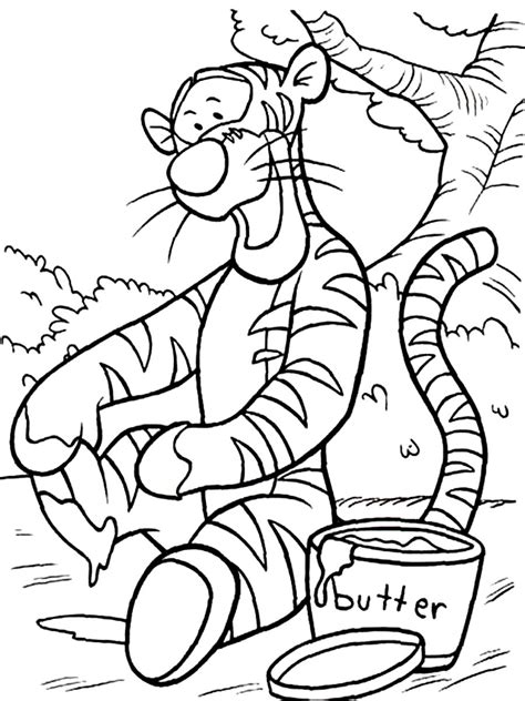 Coloring Pages Of Baby Tigger