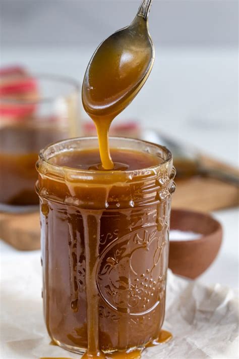 5-minute Salted Caramel Sauce Recipe - Crazy for Crust