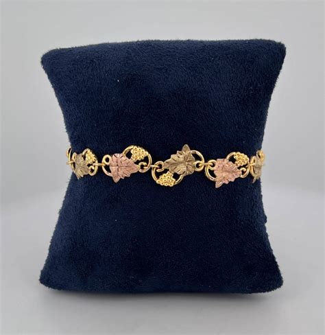 Black Hills Gold Bracelet Auction