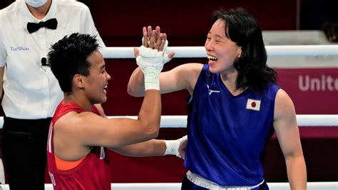 Irie vs. Petecio Olympic boxing final opens doors for Asian women - Nikkei Asia