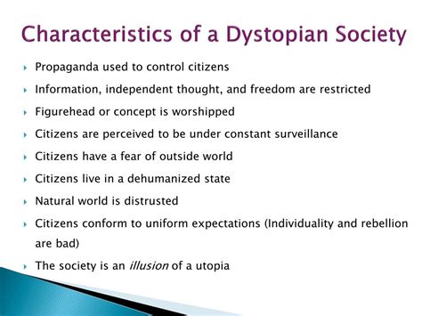 💣 What are the characteristics of a dystopian society. Dystopian Society in Brave New World by ...