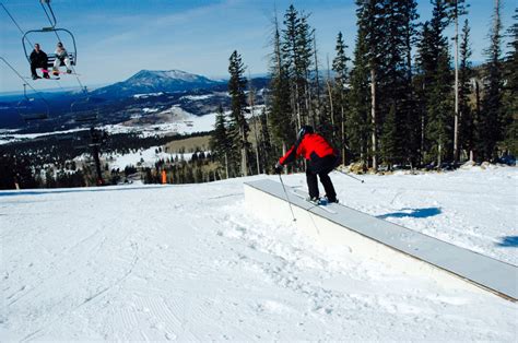 Alpine skiing Arizona Snowbowl Flagstaff Arizona USA