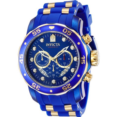 Invicta Pro Diver Chronograph Quartz Blue Dial Men's Watch 40934 ...