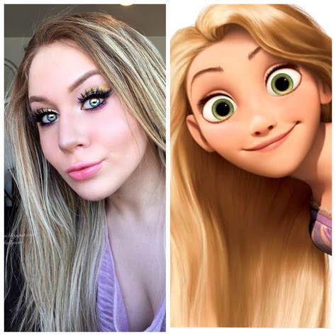 Tangled: Rapunzel Golden Cut Crease Makeup Tutorial