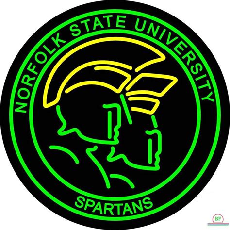 Norfolk State Spartans Neon Sign NCAA Teams Neon Light – DIY Neon Signs