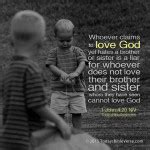 Claiming to Love God - Todays Bible Verse
