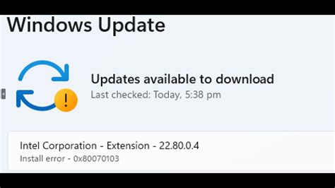 Fix Intel Corporation Extension/Display/intelliGo Driver Install Error 0x80070103 Windows 11