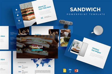 Sandwich - Powerpoint Template | Presentation Templates ~ Creative Market