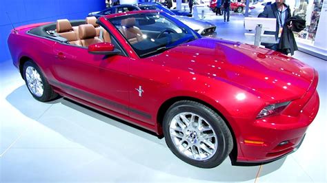 2013 Ford Mustang V6 Premium Convertible - Walkaround - 2013 Detroit Auto Show - YouTube