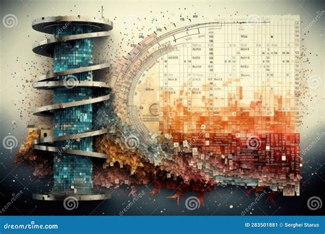 A Spiral Staircase Going Up To a Tall Building. Generative AI Image. Stock Image - Image of ...