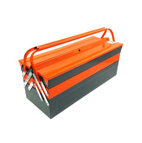 Metal Tool Box 3 Tier 5 Tray Professional Portable Storage - 42cm ...