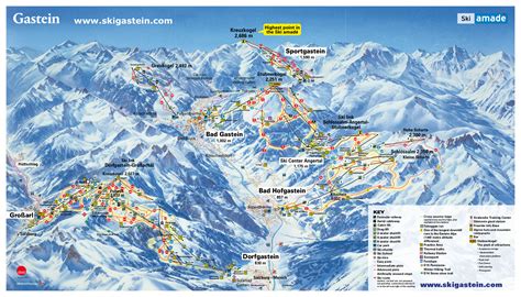 Gastein Ski Trail Map Free Download