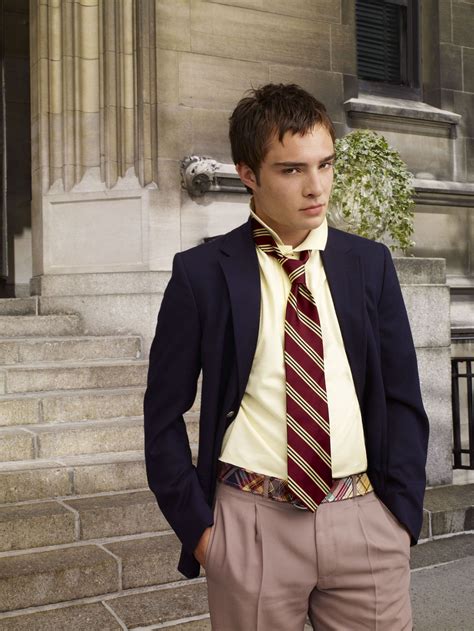 Gossip Girl S1 Ed Westwick as "Chuck Bass" | Gossip girl uniform ...