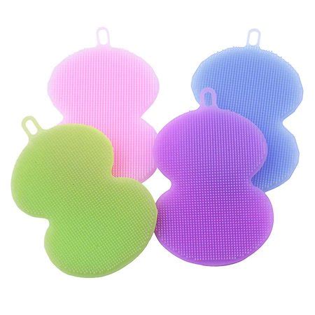 Heat Resistant Silicone Dish Sponge (set Of 4) | Walmart Canada