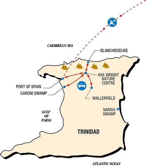 Asa Wright Nature Centre Map